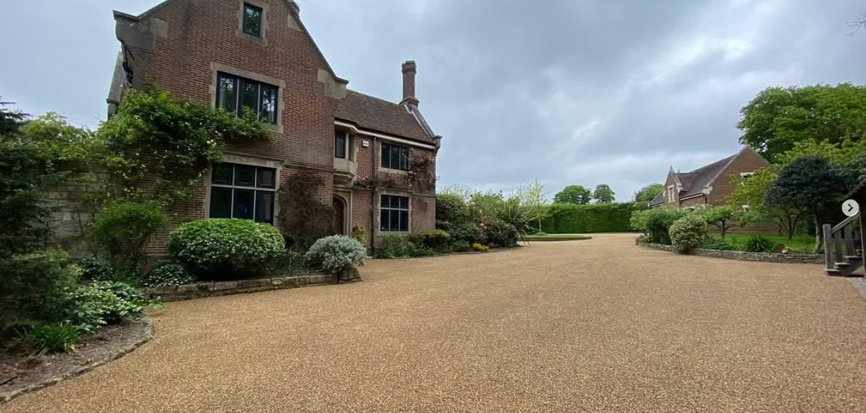 Resin driveway installation in Kent